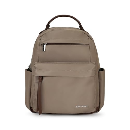 fastrack Lightweight Nylon Backpack for Men & Women | Everyday Bag with Spacious Main Compartment, Zippered Pockets & Utility Organisers | Durable Commuter Backpack for College, Work & Travel - Image 1