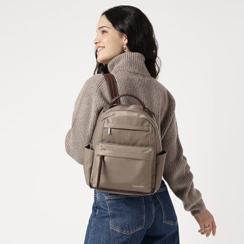 fastrack Lightweight Nylon Backpack for Men & Women | Everyday Bag with Spacious Main Compartment, Zippered Pockets & Utility Organisers | Durable Commuter Backpack for College, Work & Travel - Image 2