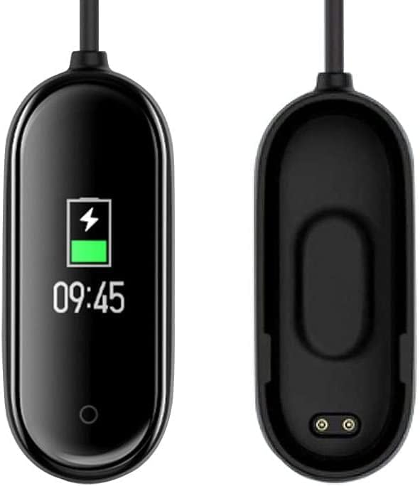 FANTIA USB Charging Cable Charger Fitness Sport Tracker for Xiaomi Mi Band 4 Black - Image 2