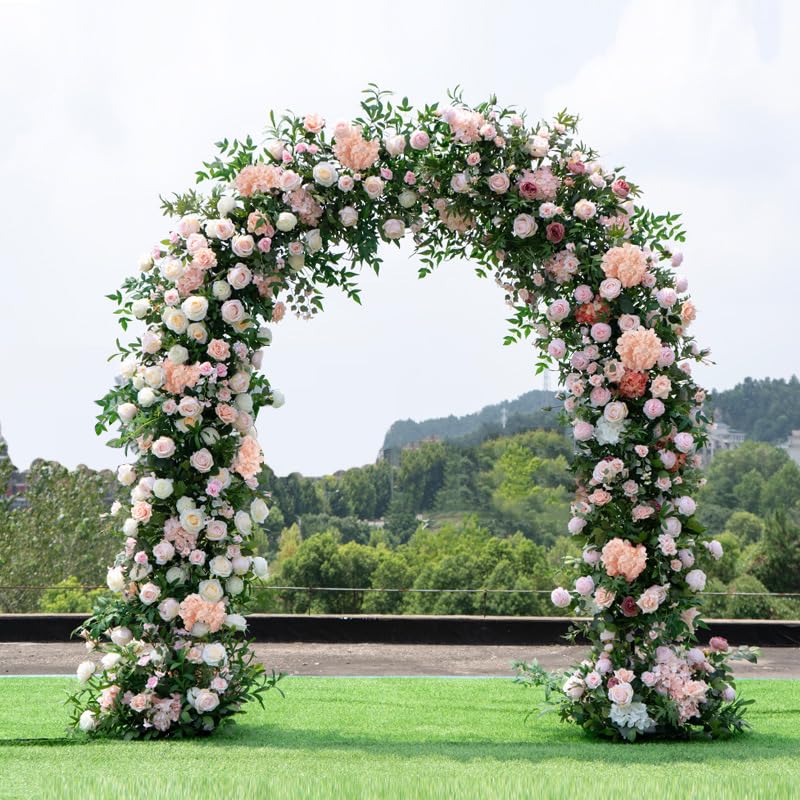 WEISPARK 100PCS Artificial Hydrangea Flowers, Fake Flowers Silk Hydrangea Full Flowers Heads with Stems for Wedding Home Party Shop Baby Shower Decor (Light Pink) - Image 4