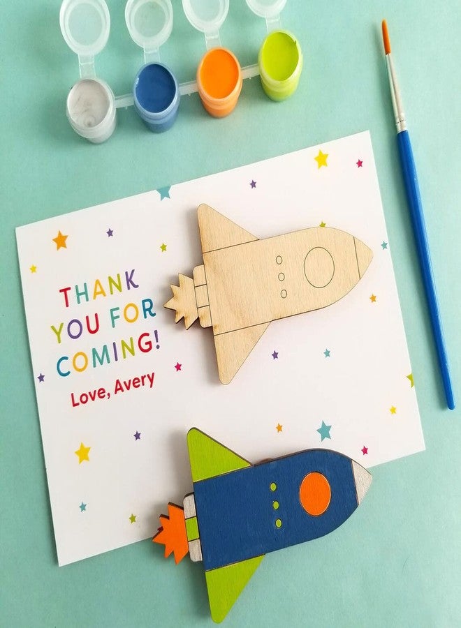 Haoser Craft Items for Kids, Kids Drawing Art Kit, Rocketship Paint kit, Out of This World Favor, Custom Kid Birthday Gift, Baby's Birthday Return Gifts Pack 5 - Image 1
