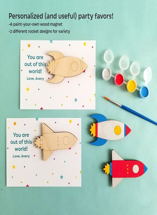 Haoser Craft Items for Kids, Kids Drawing Art Kit, Rocketship Paint kit, Out of This World Favor, Custom Kid Birthday Gift, Baby's Birthday Return Gifts Pack 5 - Image 3