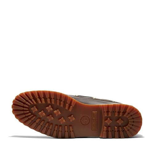 Timberland حذاء قارب يدوي من تيمبرلاند للرجال، 3 عيون، بني، 8.5 W US - Image 5