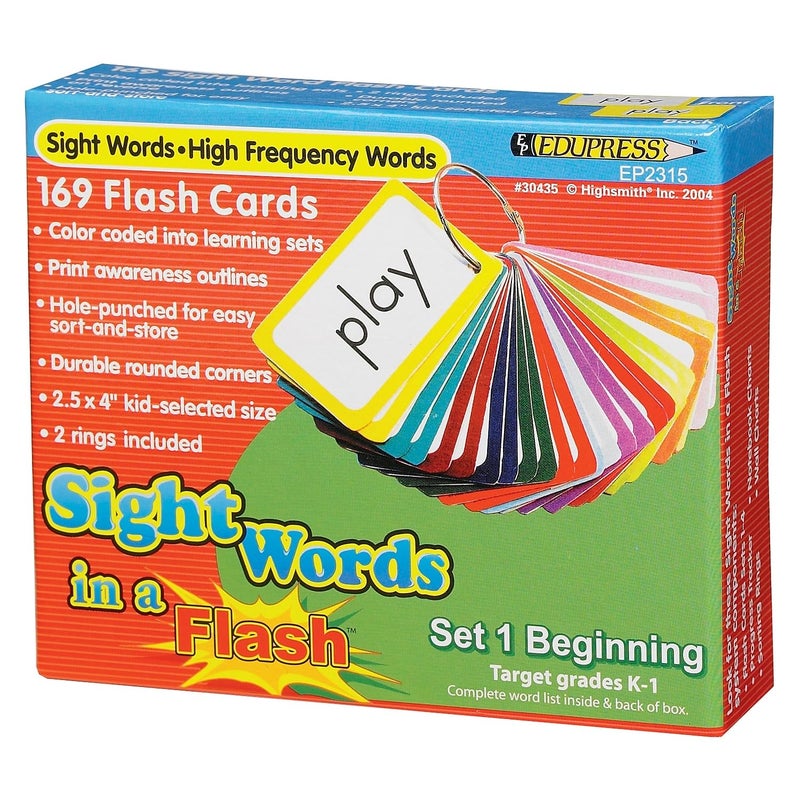 Edupress Sight Words in A Flash Set 1
