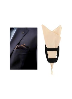 Generic Napkin holder for men's suit - high-quality material, two pieces  - Image 3