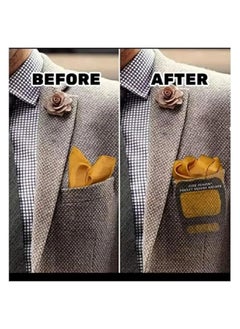 Generic Napkin holder for men's suit - high-quality material, two pieces  - Image 4