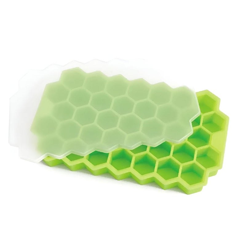 China Ice Cubes - Built-in ice mold for easy freezing, pressure feature for easy extraction, creating small ice cubes ideal for beverages, coffee and juice (Model2)