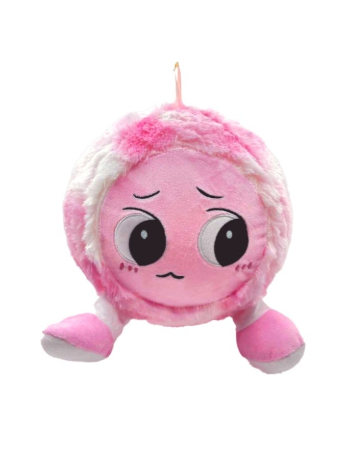 ألعاب قطيفة قابلة للنفخ - كرات قطيفة ناعمة مملوءة بالهواء مع وجوه معبرة - خفيفة الوزن ومريحة - 20 سم - للأطفال والهدايا - Image 1