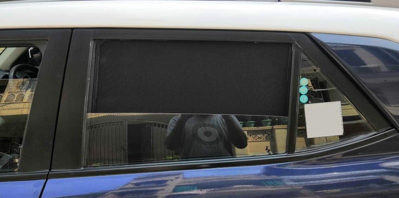Zapcart Car Side Window Non-Magnetic Sun Shades Compatible with Maruti Suzuki Ritz, Set of 4 - Image 3