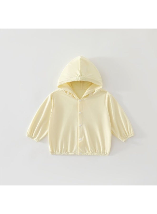 Summer Children's Baby Sun Protection Clothing Thin Long-sleeved Lightweight Hooded Air-conditioning Shirt Baby Thin Breathable Jacket