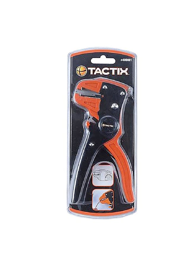 Tactix Steel Wire Stripper with Automatic Clamping Action Orange and Black 23 x 9.4 x 2.6 cm 400001  - Image 3