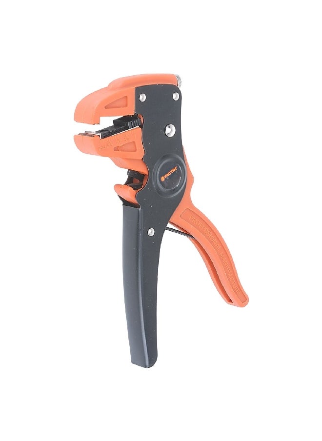 Tactix Steel Wire Stripper with Automatic Clamping Action Orange and Black 23 x 9.4 x 2.6 cm 400001  - Image 2