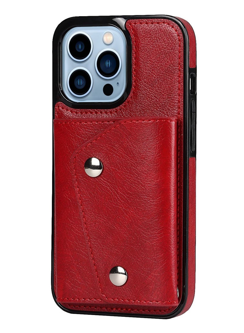 Suteni Leather Protective Back Cover Case Phone Case for iPhone - Image 1
