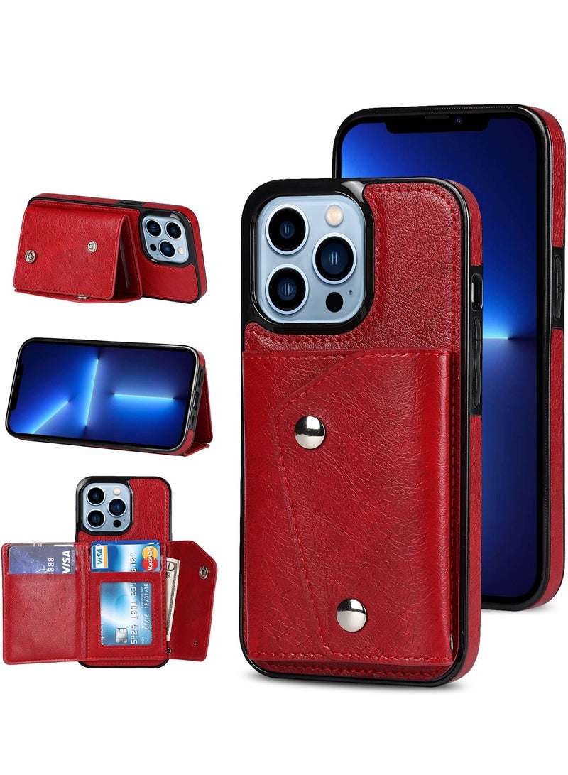 Suteni Leather Protective Back Cover Case Phone Case for iPhone - Image 2