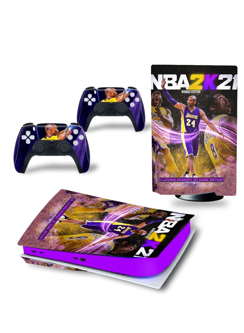 روك بو مجموعة ملصقات وحدة التحكم ووحدة التحكم لإصدار قرص PlayStation 5