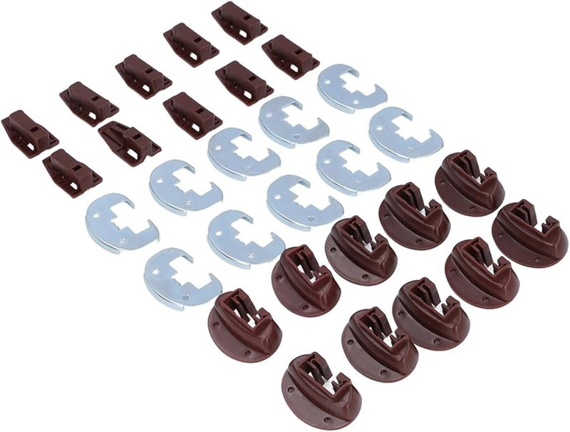 Rite Trak II مجموعة أدلة درج استبدال مسارات انزلاق من سبائك الألومنيوم مع 50 ملحقًا - Image 3