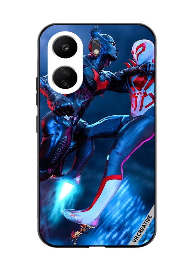 VR CREATIVE Protective Case Cover For Xiaomi Redmi 13C Spiderman Vs Batman Design Multicolour - Image 1