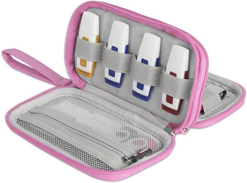 BUBM USB Flash Drive Case, Portable Waterproof Electronic Accessories Bag for USB Flash Drives, SD Cards,Earphone and Other Small Accessories 16 x 9 x 4.5 cm,Gray - Image 3