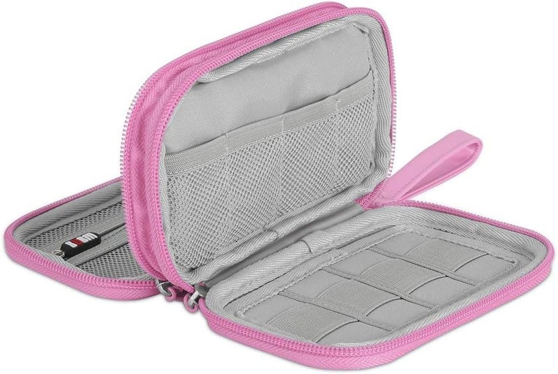 BUBM USB Flash Drive Case, Portable Waterproof Electronic Accessories Bag for USB Flash Drives, SD Cards,Earphone and Other Small Accessories 16 x 9 x 4.5 cm,Gray - Image 5