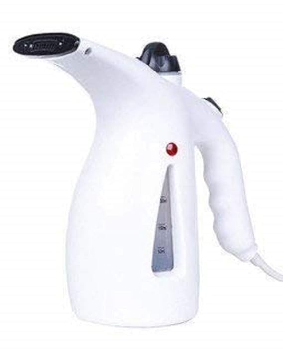 AXIESH 2 in 1 Plastic Electric Iron Portable Handheld Garment and Facial Steamer Fabric Ironing Brush Home and Travel - Image 1