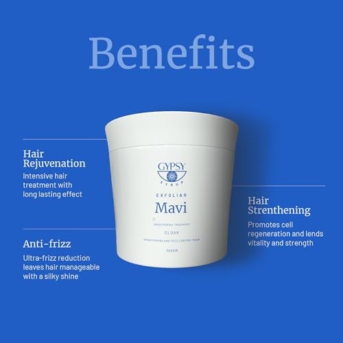Gypsy Syrup Mavi Hair Mask For Smoothening And Frizz Control | Repairs Damaged Hair And Boosts Hair Growth | For All Hair Types| Cloak - 300G,Fresh, 1 count - Image 4