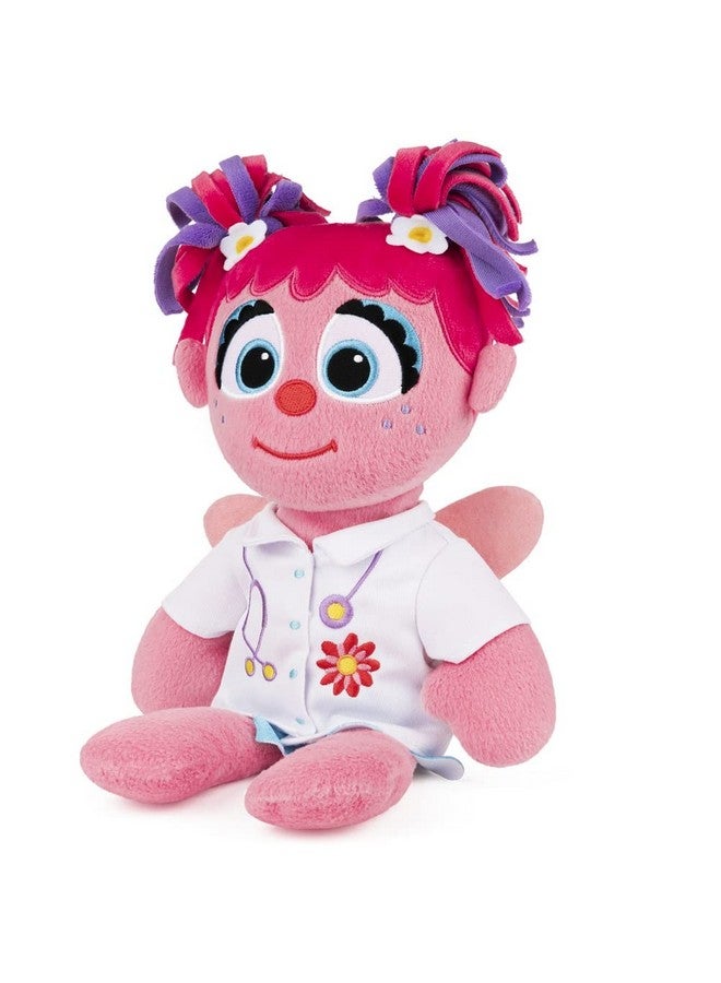 GUND دكتور آبي كادابي دمى غوندي من شارع السمسم، لعبة قماشية فاخرة للأطفال من عمر 1 سنة وما فوق، وردي/أبيض، 13" - Image 3