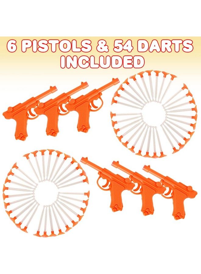 ArtCreativity Detective Dart Gun Set Of 6 Cool Dart Shooter Toys For Kids Each Set With 1 Pistol And 9 Suction Cup Darts Fun Toys For Outdoors Indoors Yard Party Favors For Boys And Girls - Image 3