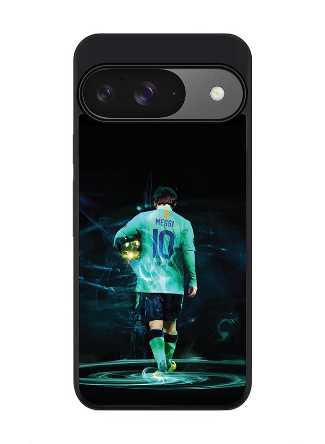 Stylizedd For Google Pixel 9 Case,Slim fit Camera Protection, Shockproof Thin Phone cover - Golden Messi - Image 1