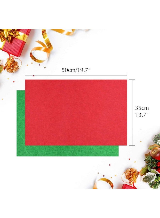 FEPITO 100 Sheets Christmas Tissue Paper Red And Green Gift Wrapping Paper For Xmas Wrapping Presents, Diy Crafts Supplies(14 X 20 Inch) - Image 5