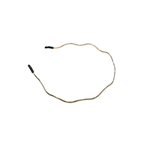 Aeyistry Retro Simplicity Metal Big Wave Line Hair Hoop Wavy Headbands Gold Metal Hair Accessories Multi-Use Headbands Bandeau Fashion Headband - Image 1