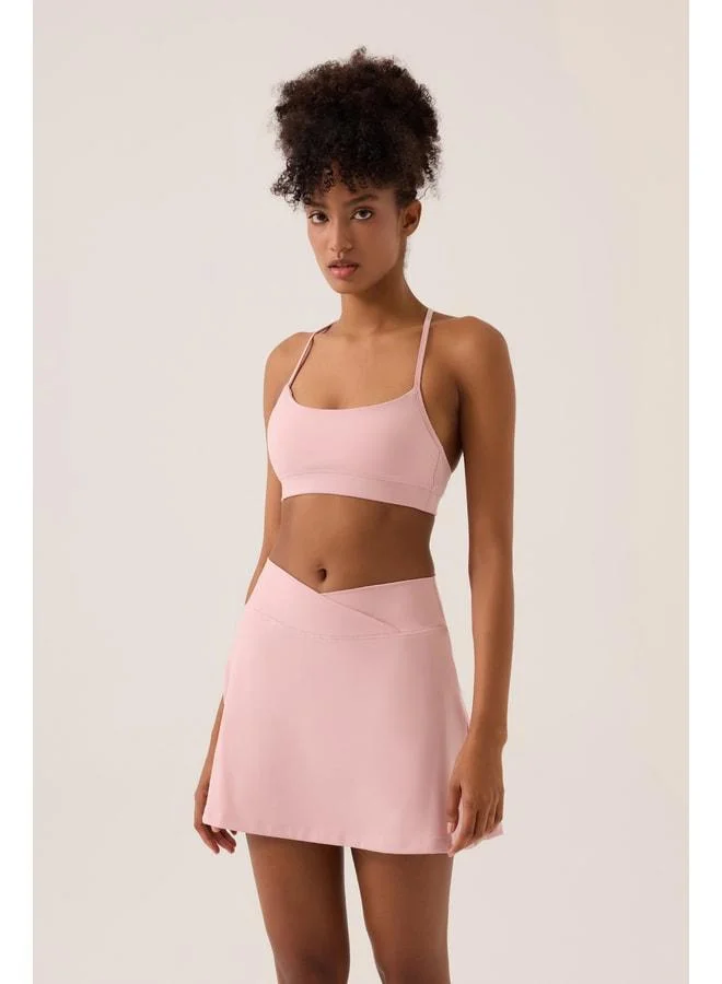 Los Ojos x Ece Pink 2-Layer Tennis Skort