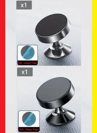 Magnetic Car Phone Holder 2 pc Rotating View Magnetic Phone Mount Magnets Cell Phone Holder for Most Smartphones Universal Stick Dashboard and Tablets - pzsku/Z3844113475C02A41BB05Z/45/_/1737180276/f19011f8-81a2-4403-ad60-166997457125