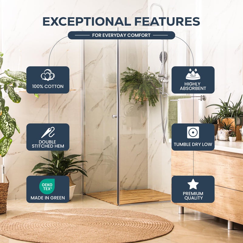 Utopia Towels, Salon Towel, Pack of 24, 16 by 27 Inches, Highly Absorbent Cotton Towels for Hand, Gym, Beauty, Spa, and Home Hair Care, White - Image 4