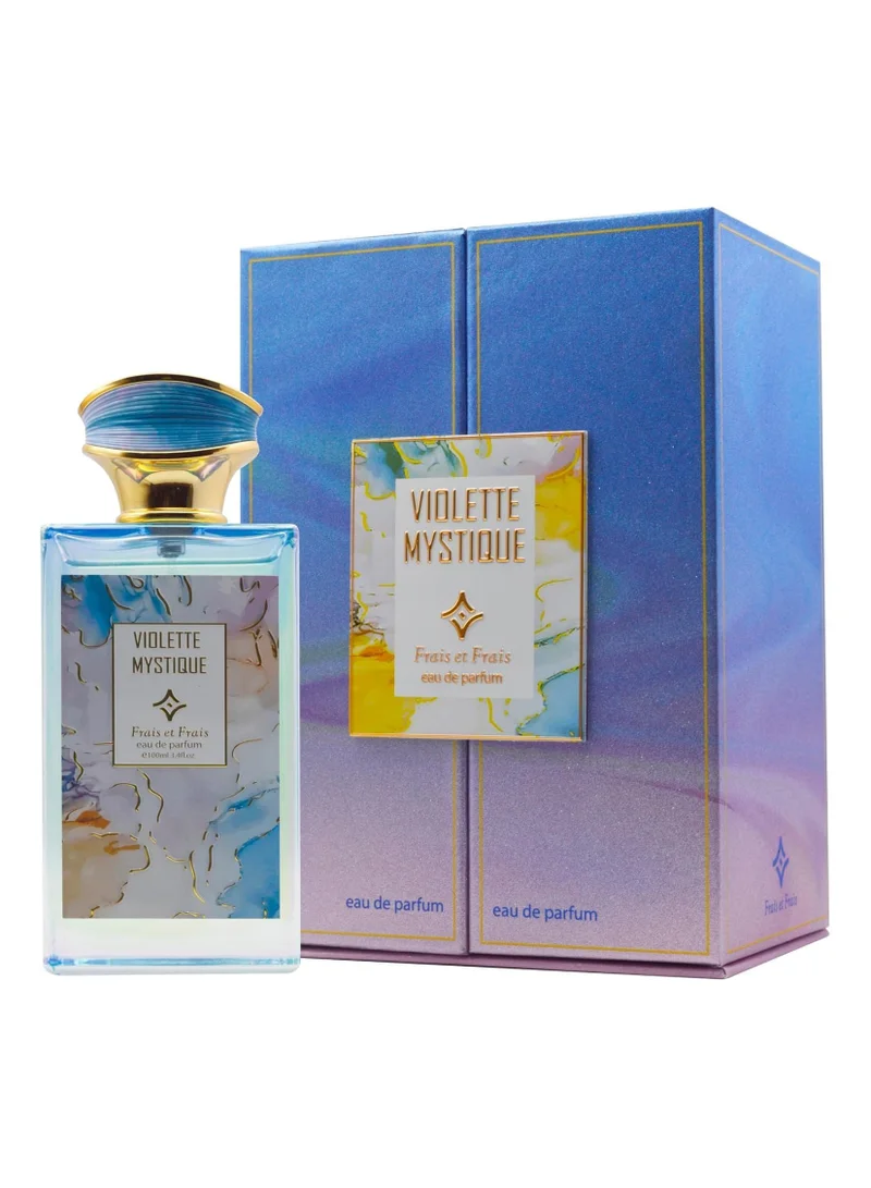 Frais Et Frais Frais Et Frais Violette Mystique Perfume 100ML - Eau de Parfum - Women's Floral Citrus Woody Fragrance with Rose, Orange Blossom &amp; Sandalwood