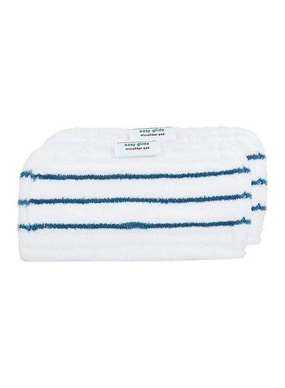 BLACK+DECKER Steam Mop Replacement Pads (Pack of 2) FSMP20-XJ White/Blue