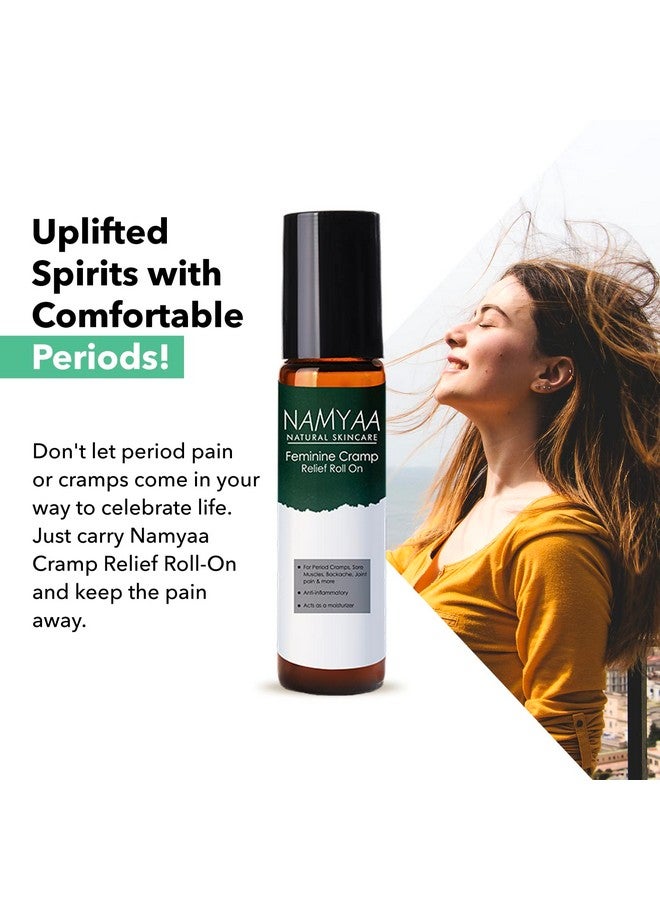 NAMYAA Feminine Cramp Relief Roll On | For Period Cramps, Lower Back Pain & Body Pain | Relief From Period Pain | 10Ml - Image 2