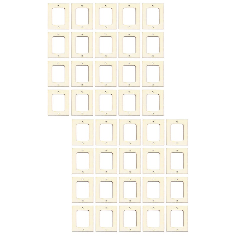 40 Pcs Photo Frame Decorative Frame Crafts DIY Handmade Accessories for Home Bedroom - Image 1