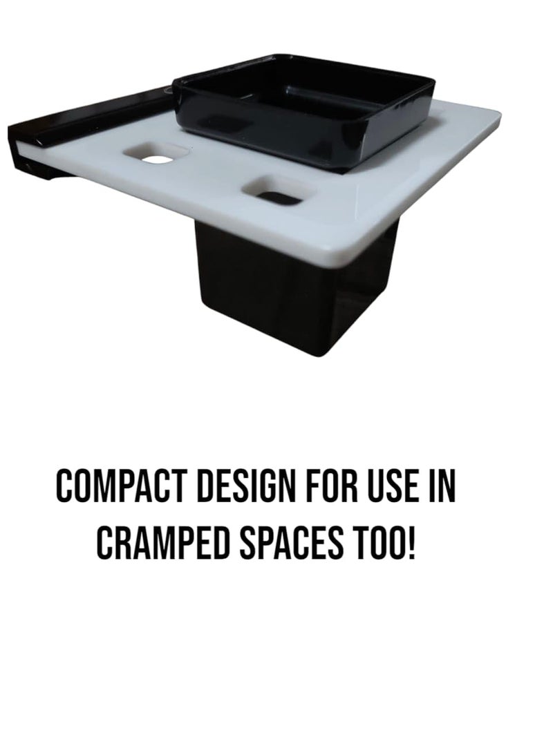 JTJ Acrylic Tumbler Holder for Bathroom | Durable Bathroom Accessories and Fitting | Tumbler Holder - Image 4