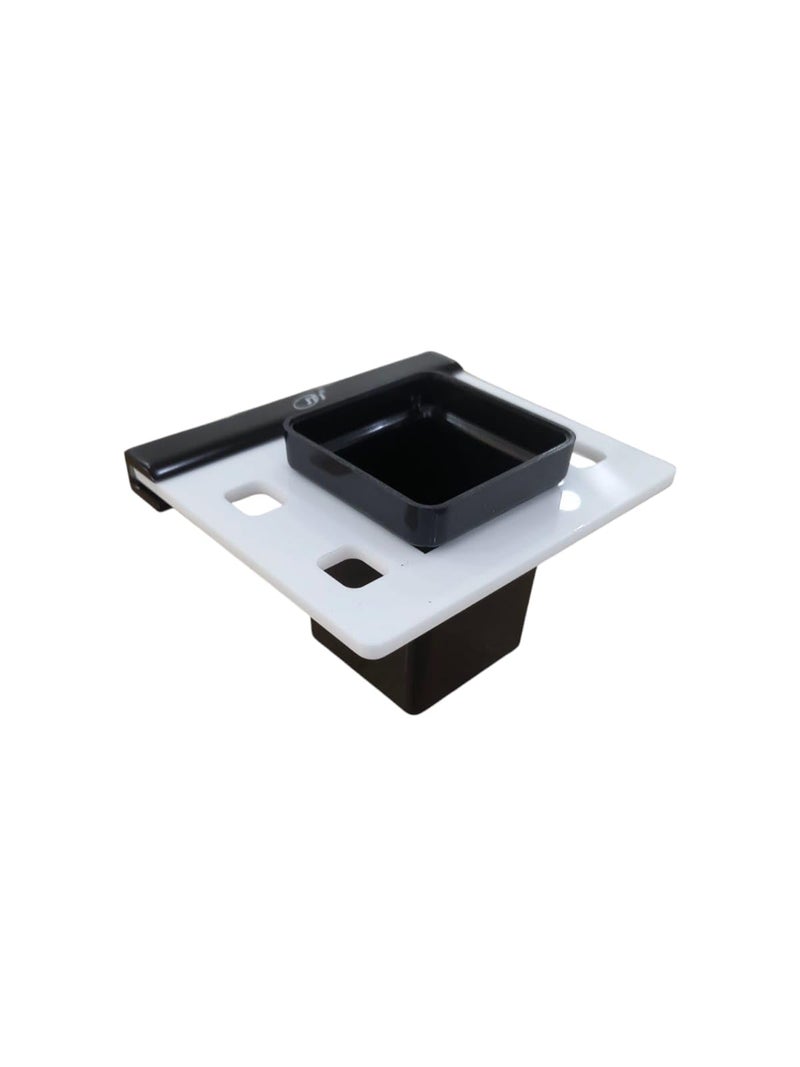 JTJ Acrylic Tumbler Holder for Bathroom | Durable Bathroom Accessories and Fitting | Tumbler Holder - Image 2