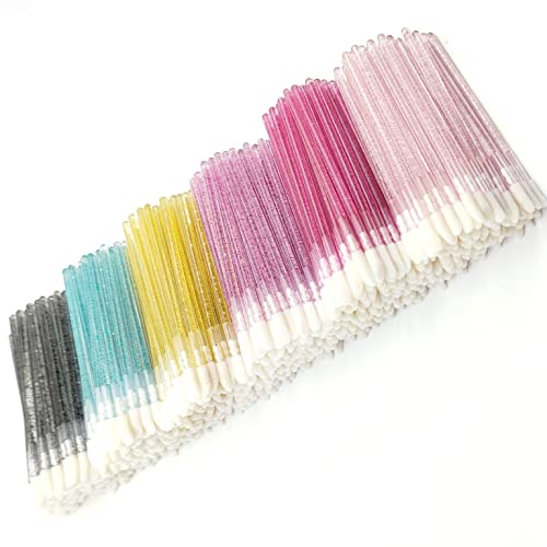 YSAFAI 600 Pieces Crystal Lip Brush Disposable Lip Gloss Wands Lipstick Applicator - Image 1
