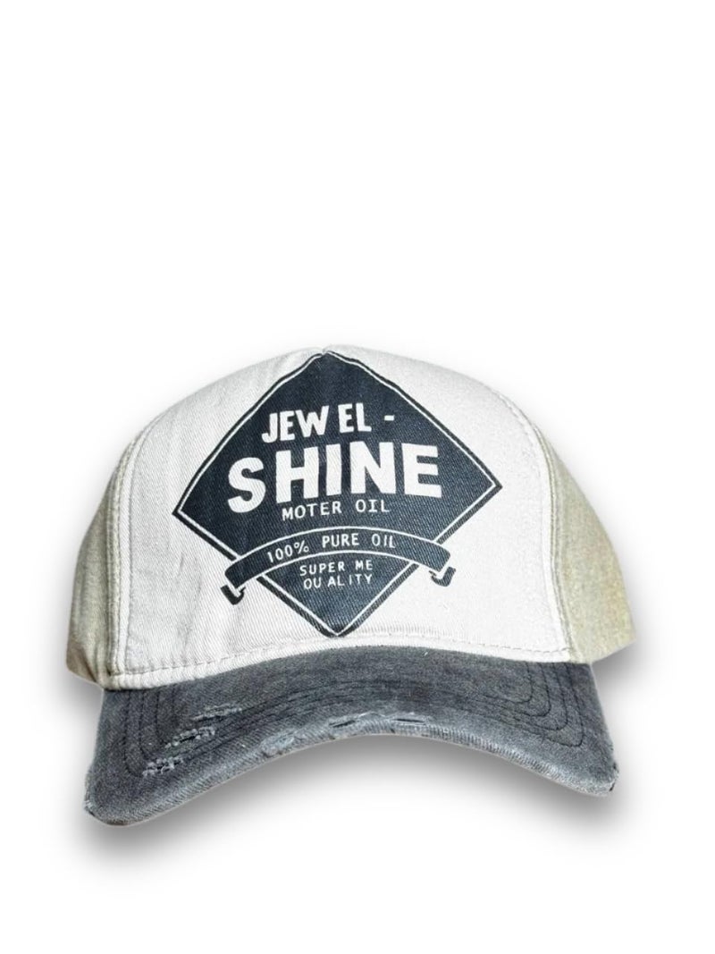 Distinctive Vintage Style Cotton Cap - American Style Hat - Adjustable Size - Light and Comfortable - Vintage Cap Multicolor "Jewel Shine"