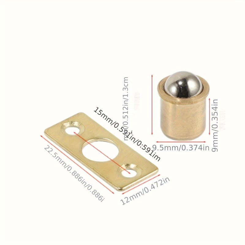 8pcs Adjustable Spring Ball Lock Buckle for Closet Door Bearing Lock - Image 3
