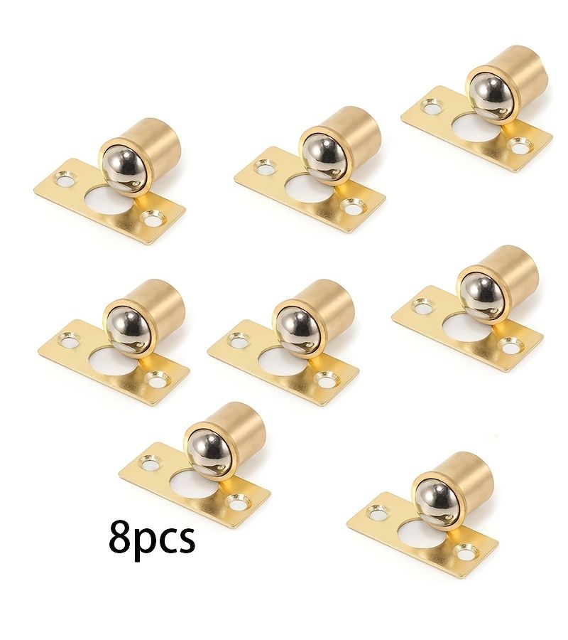 8pcs Adjustable Spring Ball Lock Buckle for Closet Door Bearing Lock - Image 1