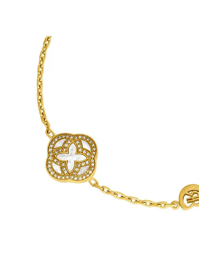 شيروتي 1881 Natalia Gold Plated Stainless Steel Chain Bracelet for Women