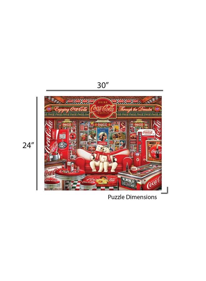 Springbok S 1000 Piece Jigsaw Puzzle Coca Cola Decades Made In Usa - Image 5