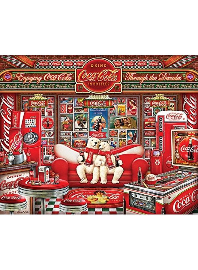 Springbok S 1000 Piece Jigsaw Puzzle Coca Cola Decades Made In Usa - Image 2