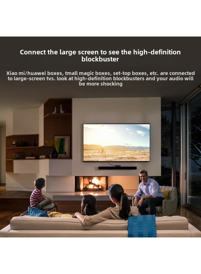 Green Hdmi Line 4k HD Connection Line 2.0 Data Line 60 Hz30 Hz Video Transmission Alloy Head Woven Mesh-Color:Upgraded Durable Flat Hdmi Hd Cable-Line Length:1.5m - Image 4