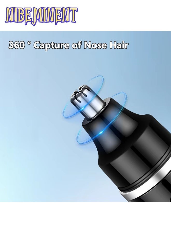 نيبمينينت ماكينة كهربائية لشعر الأنف والأذن تزيل بسهولة الحواجب وشعر الوجه، وشحن USB، مزود ببطارية ليثيوم بسعة 500 مللي أمبير، وتصميم مدمج مناسب للرجال والنساء، مما يجعله هدية رائعة ليوم الأب. - Image 3