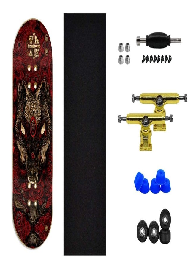 Teak Tuning Heat Transfer Graphic 34mm Fingerboard Complete - Howl in The Night Edition - Image 5