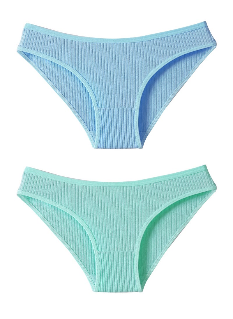 8-Piece Ladies Cotton Panties Simple Plus-Size Fashionable Briefs - Image 5